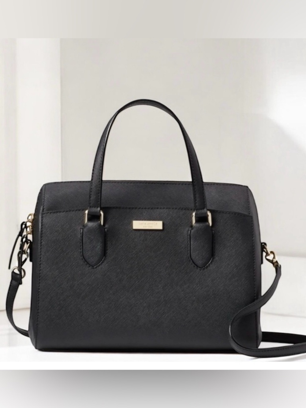 Kate Spade genuine leather large black purse